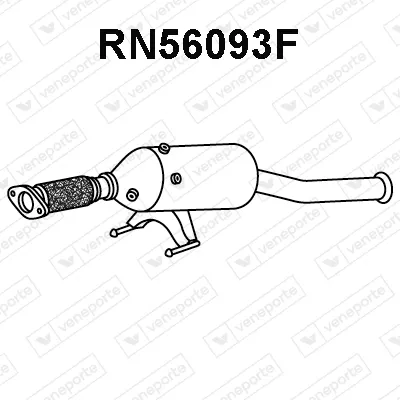 Filtre à particules / à suie, échappement Nissan NV400 Van · Nissan NV400 Bus · Nissan NV400 Platform/Chassis