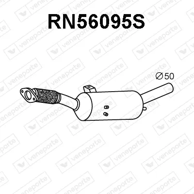 Filtre à particules / à suie, échappement Fiat TALENTO Van · Opel VIVARO B Bus · Opel VIVARO B Van