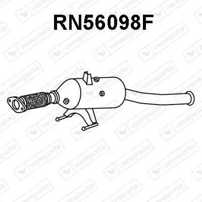 Filtre à particules / à suie, échappement Nissan NV400 Van · Nissan NV400 Bus · Opel MOVANO B Van