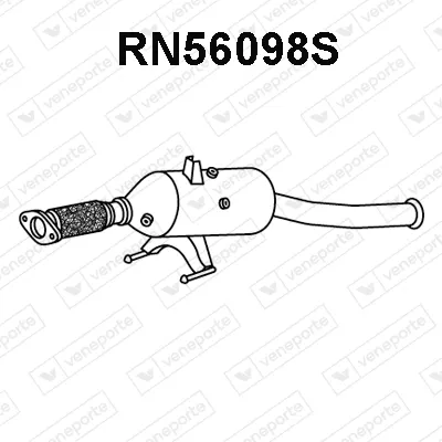 Filtre à particules / à suie, échappement Nissan NV400 Van · Nissan NV400 Bus · Opel MOVANO B Van