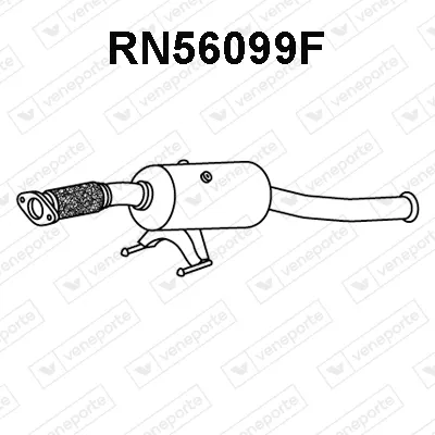 Filtre à particules / à suie, échappement Nissan NV400 Van · Nissan NV400 Platform/Chassis · Opel MOVANO B Van