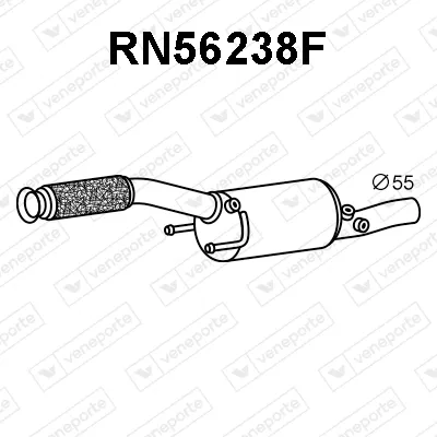 Filtre à particules / à suie, échappement Renault MEGANE IV Hatchback · Renault MEGANE IV Grandtour