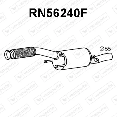 Filtre à particules / à suie, échappement Renault MEGANE IV Hatchback · Renault MEGANE IV Grandtour