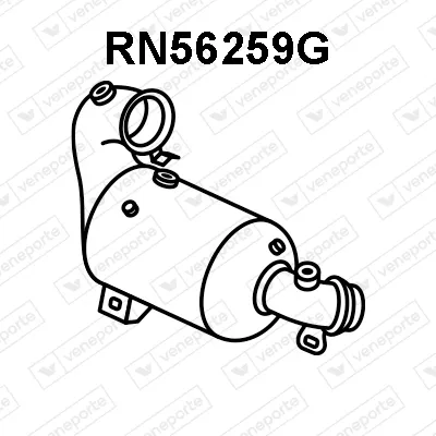 Filtre à particules / à suie, échappement Nissan QASHQAI II · Nissan X-TRAIL III · Nissan QASHQAI III