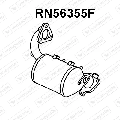Filtre à particules / à suie, échappement Nissan QASHQAI II · Nissan X-TRAIL III · Renault KADJAR