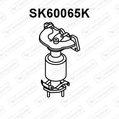 Catalyseur en coude Seat IBIZA III · Seat CORDOBA · Skoda FABIA I