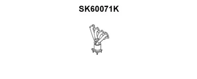 Catalyseur coudo admission VENEPORTE SK60071K