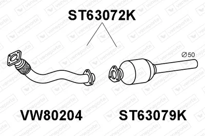 Catalyseur Seat TOLEDO I · Vw GOLF III · Vw GOLF III Variant
