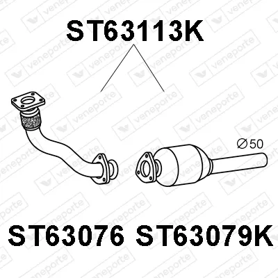 Catalyseur Seat CORDOBA Vario · Vw POLO III CLASSIC · Vw POLO Variant