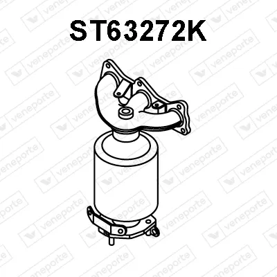 Catalyseur en coude Seat IBIZA III · Seat CORDOBA · Skoda FABIA I