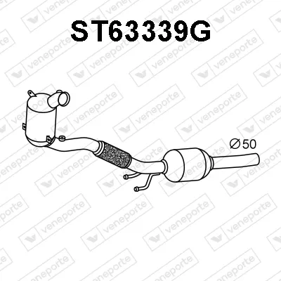 Filtre à particules / à suie, échappement Audi Q2 · Seat ATECA · Skoda KAROQ