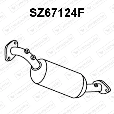 Filtre à particules / à suie, échappement Suzuki GRAND VITARA II