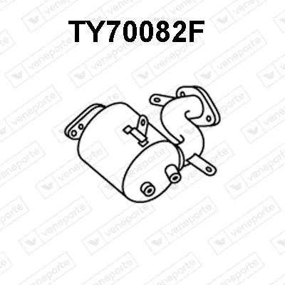 Filtre à particules / à suie, échappement Toyota YARIS · Toyota AURIS · Toyota COROLLA Saloon