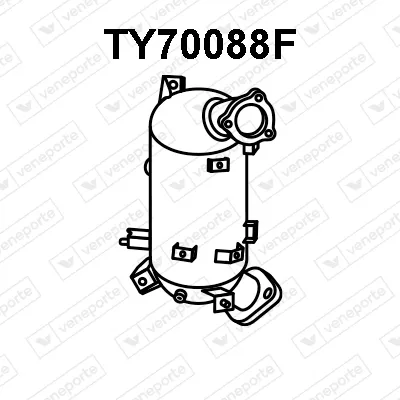 Filtre à particules / à suie, échappement Toyota RAV 4 III