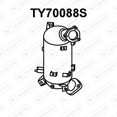 Filtre à particules / à suie, échappement Toyota RAV 4 III