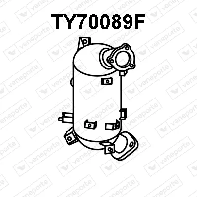Filtre à particules / à suie, échappement Toyota RAV 4 III · Toyota RAV 4 IV