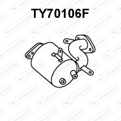 Filtre à particules / à suie, échappement Toyota URBAN CRUISER