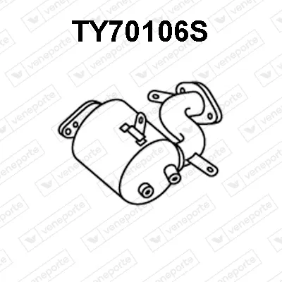 Filtre à particules / à suie, échappement Toyota URBAN CRUISER