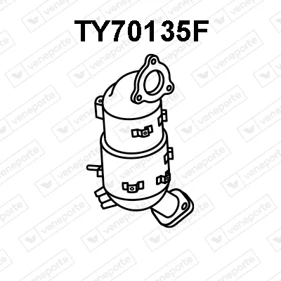 Filtre à particules / à suie, échappement Toyota RAV 4 III