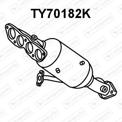 Catalyseur en coude Toyota YARIS · Toyota YARIS Hatchback Van