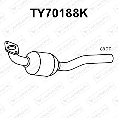 Catalyseur Toyota YARIS · Toyota YARIS Hatchback Van