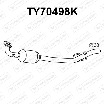 Catalyseur Toyota YARIS