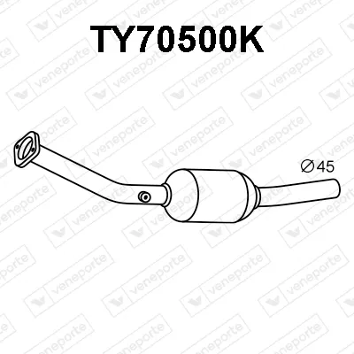 Catalyseur Toyota YARIS · Toyota YARIS VERSO VAN