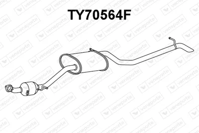 Filtre à particules / à suie, échappement Toyota IQ