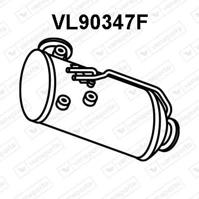 Filtre à particules / à suie, échappement Volvo S40 II · Volvo V50 · Volvo S80 II