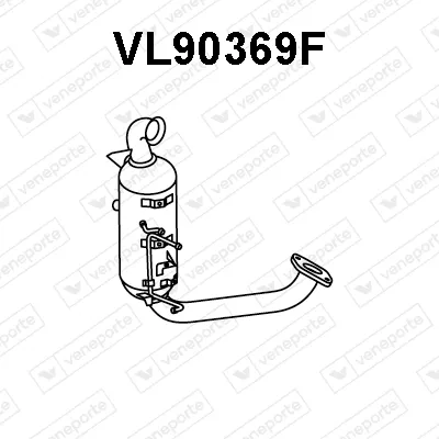 Filtre à particules / à suie, échappement Volvo S40 II · Volvo V50 · Volvo S80 II
