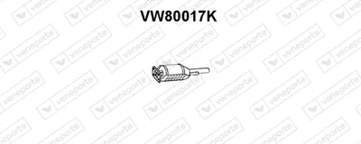 Catalyseur VENEPORTE VW80017K