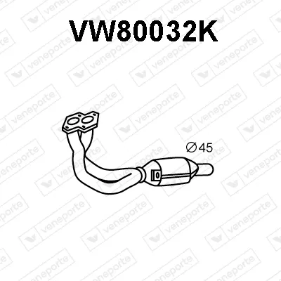 Catalyseur Vw POLO II · Vw POLO Coupe · Vw POLO CLASSIC
