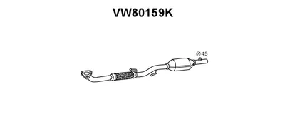 Catalyseur VENEPORTE VW80159K