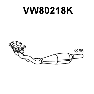 Catalyseur VENEPORTE VW80218K