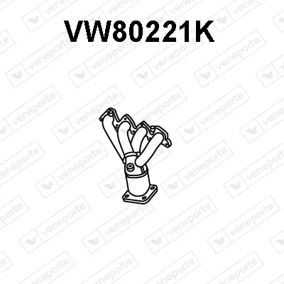 Catalyseur en coude Vw LUPO I