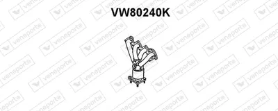Catalyseur en coude Vw FOX Hatchback