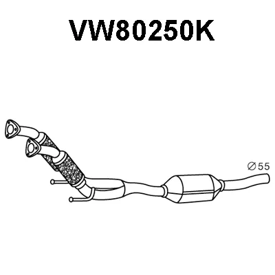 Catalyseur VENEPORTE VW80250K