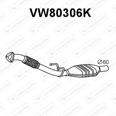 Catalyseur Vw LT 28-35 II Bus · Vw LT 28-46 II Van · Vw LT 28-46 II Platform/Chassis