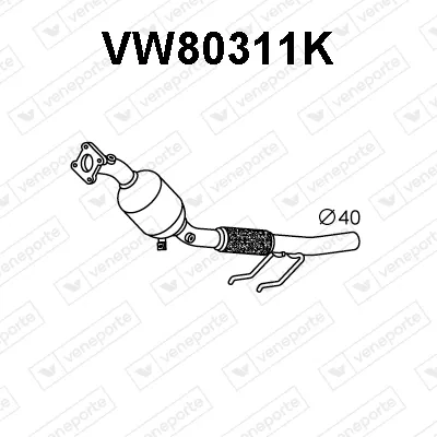 Catalyseur Seat Mii · Skoda CITIGO · Vw UP!