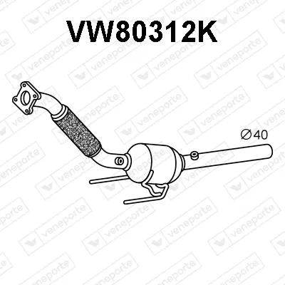 Catalyseur Seat Mii · Skoda CITIGO · Vw UP!
