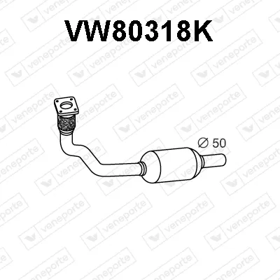 Catalyseur Vw PASSAT B3/B4 · Vw PASSAT B3/B4 Variant · Vw GOLF III Cabriolet