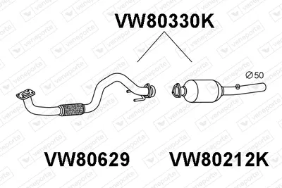 Catalyseur Seat TOLEDO II · Seat LEON · Vw GOLF IV