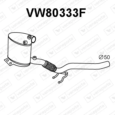 Filtre à particules / à suie, échappement Seat IBIZA IV · Seat IBIZA IV SC · Seat IBIZA IV ST