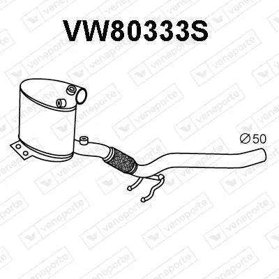 Filtre à particules / à suie, échappement Seat IBIZA IV · Seat IBIZA IV SC · Seat IBIZA IV ST