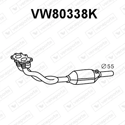 Catalyseur Skoda OCTAVIA I · Skoda OCTAVIA I Combi · Vw GOLF IV