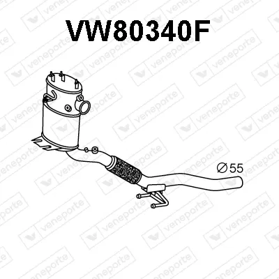 Filtre à particules / à suie, échappement Audi A3 · Audi A3 Sportback · Audi A3 Convertible