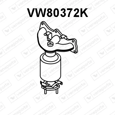 Catalyseur en coude Skoda FABIA I · Skoda FABIA I Combi · Skoda FABIA I Saloon