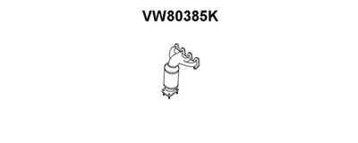Catalyseur coudo admission VENEPORTE VW80385K