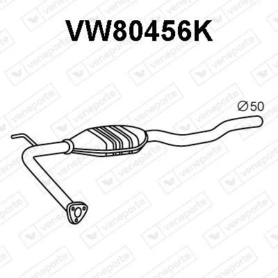 Catalyseur Vw TRANSPORTER T4 Bus · Vw TRANSPORTER T4 Van · Vw TRANSPORTER T4 Platform/Chassis (70E, 70L, 70M, 7DE, 7DL, 7D