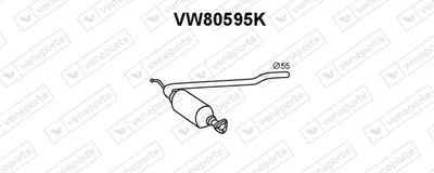 Catalyseur Vw TRANSPORTER T4 Bus · Vw TRANSPORTER T4 Van · Vw TRANSPORTER T4 Platform/Chassis (70E, 70L, 70M, 7DE, 7DL, 7D
